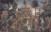 Sandro Botticelli Trials of Christ oil